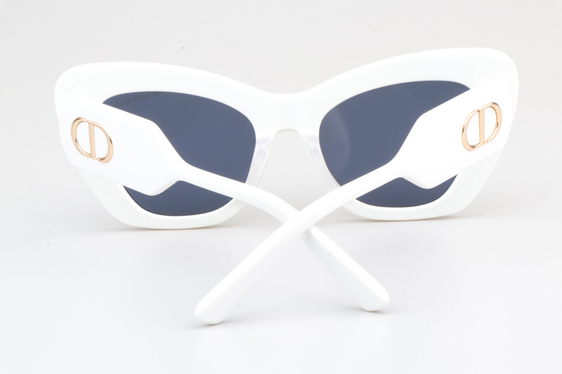 Bobby B1U Sunglasses White Blue