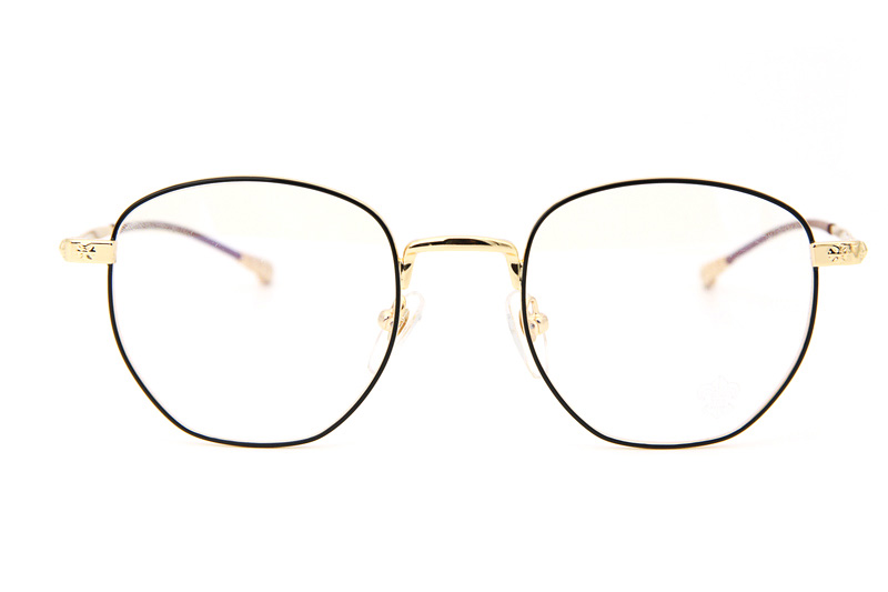 Bone Prone II Eyeglasses Black Gold