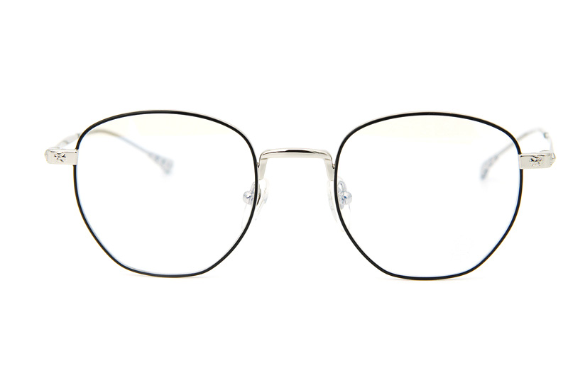 Bone Prone II Eyeglasses Black Silver