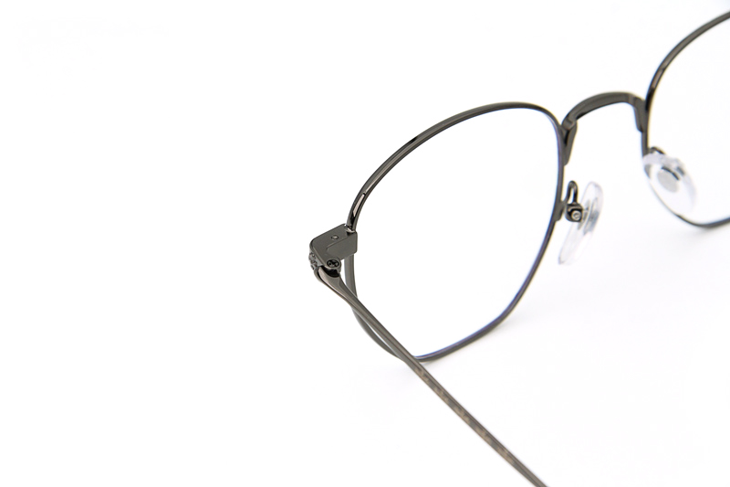 Bone Prone II Eyeglasses White Gunmetal