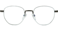 Bone Prone II Eyeglasses White Gunmetal