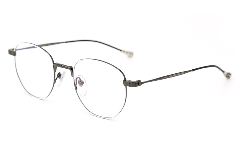 Bone Prone II Eyeglasses White Gunmetal