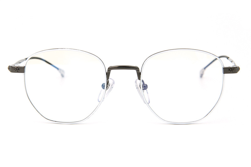 Bone Prone II Eyeglasses White Gunmetal