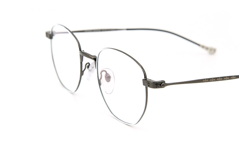 Bone Prone II Eyeglasses White Gunmetal