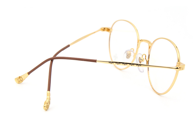 Bone Prone I Eyeglasses Black Gold