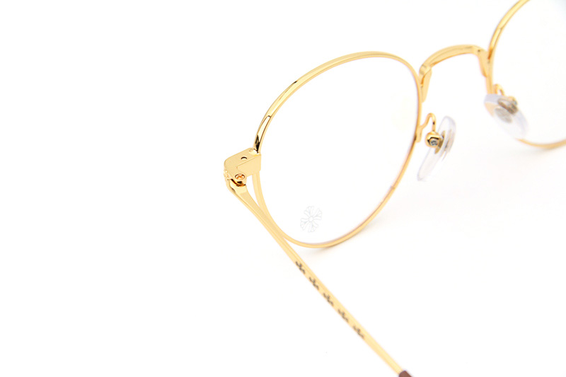 Bone Prone I Eyeglasses Black Gold