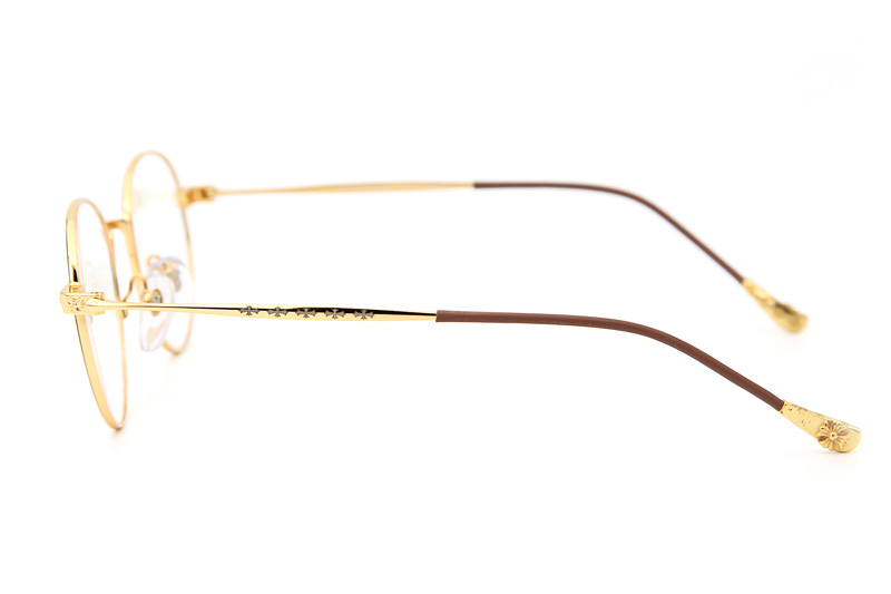 Bone Prone I Eyeglasses Black Gold