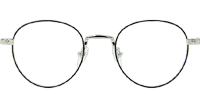 Bone Prone I Eyeglasses Black Silver