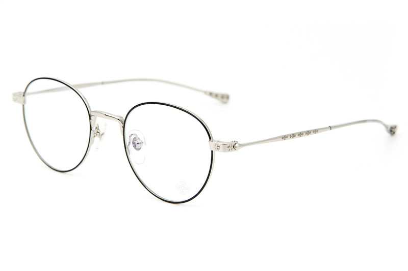 Bone Prone I Eyeglasses Black Silver