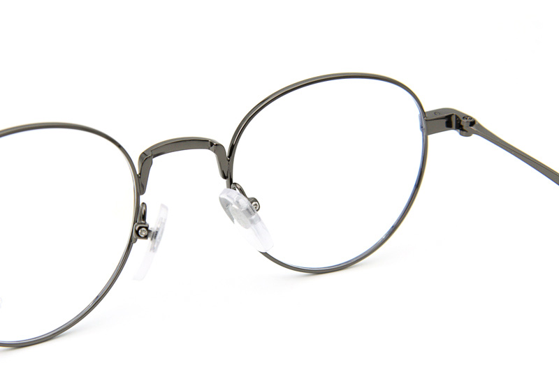 Bone Prone I Eyeglasses White Gunmetal