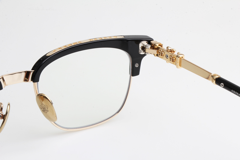Bonennoisseur II Eyeglasses Anti Blue Light Black Gold