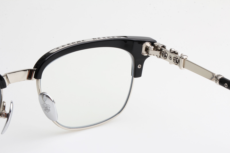 Bonennoisseur II Eyeglasses Anti Blue Light Black Silver