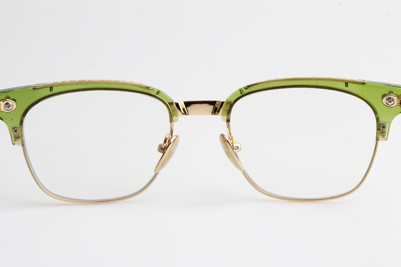 Bonennoisseur II Eyeglasses Anti Blue Light Green Gold