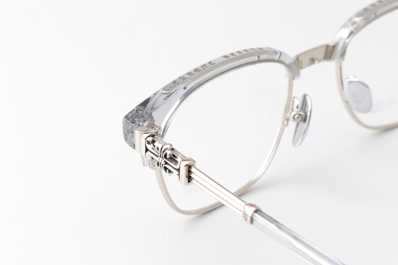 Bonennoisseur II Eyeglasses Clear Silver
