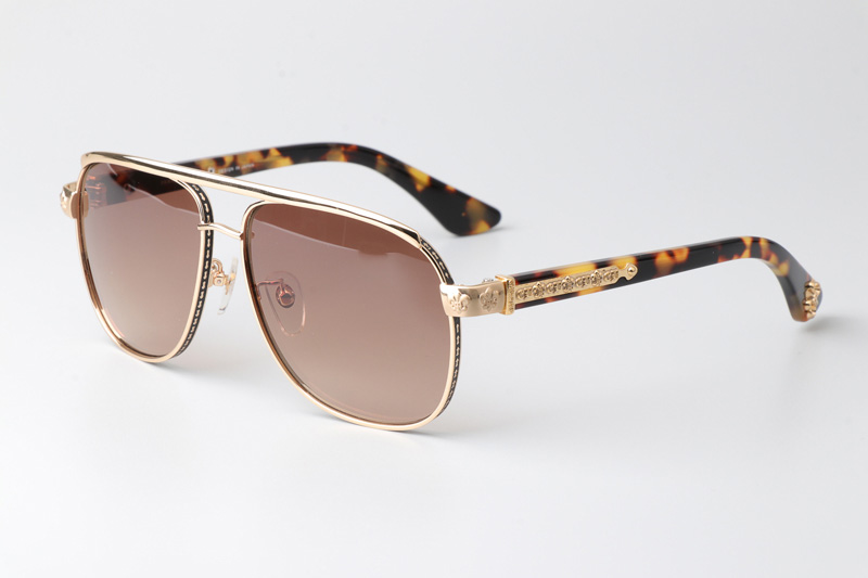 Boneyard I Sunglasses Gold Gradient Brown