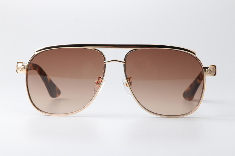 Boneyard I Sunglasses Gold Gradient Brown