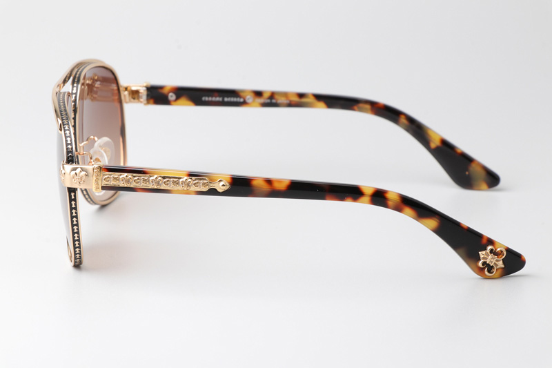 Boneyard I Sunglasses Gold Gradient Brown