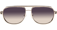 Boneyard I Sunglasses Silver Gradient Gray