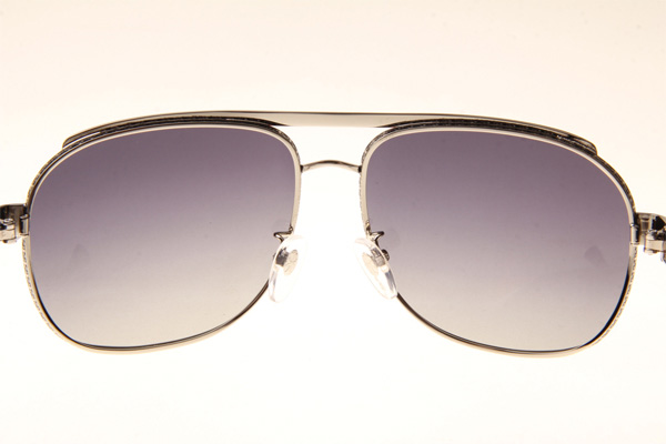 Boneyard I Sunglasses Silver Gradient Gray