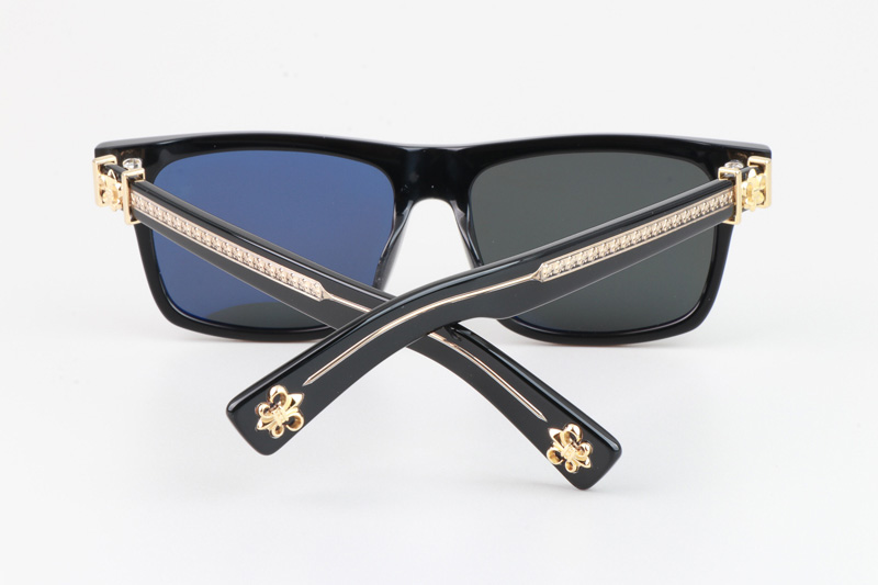 Box Lunch-A Sunglasses Black Gold Gray