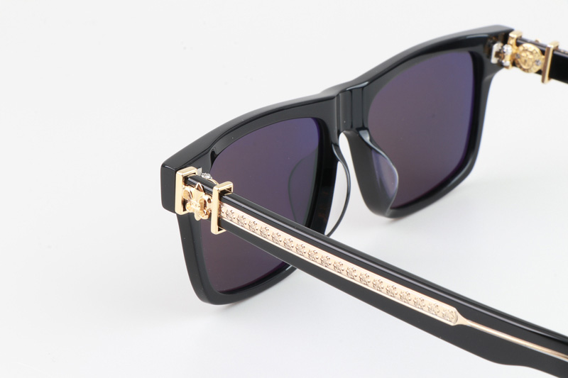 Box Lunch-A Sunglasses Black Gold Gray