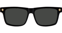 Box Lunch-A Sunglasses Black Gold Gray