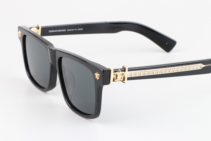 Box Lunch-A Sunglasses Black Gold Gray