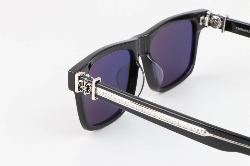 Box Lunch-A Sunglasses Black Silver Gray