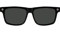 Box Lunch-A Sunglasses Black Silver Gray