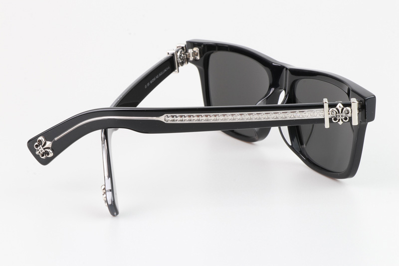 Box Lunch-A Sunglasses Black Silver Mirror