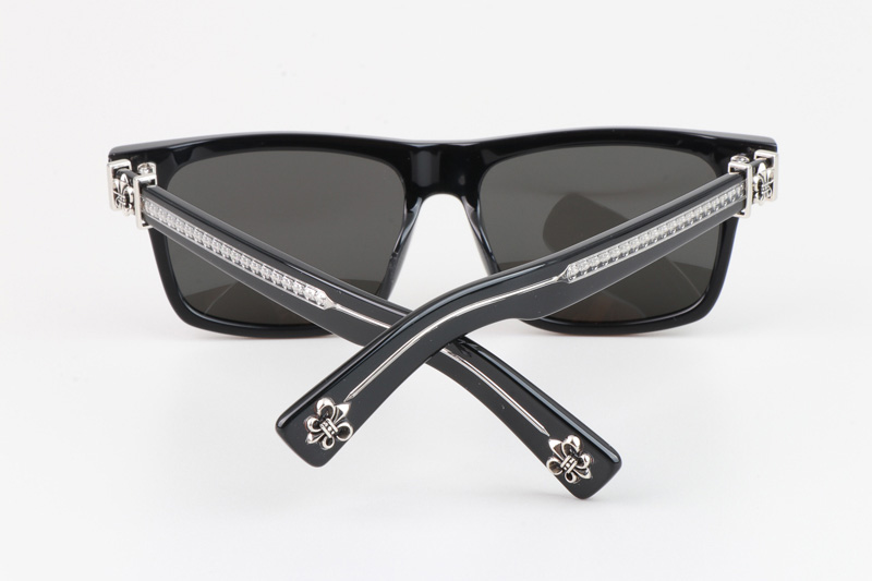 Box Lunch-A Sunglasses Black Silver Mirror