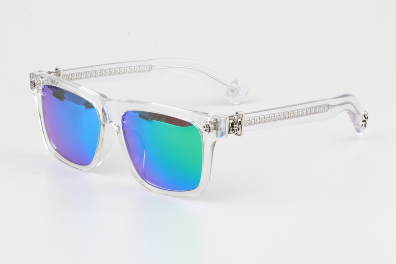 Box Lunch-A Sunglasses Clear Green Flash