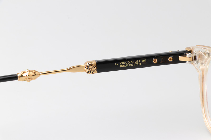 Buck Butter Eyeglasses Transparent Black