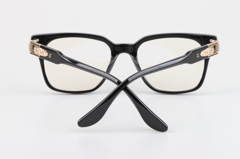 Bulge Eyeglasses Black Gold