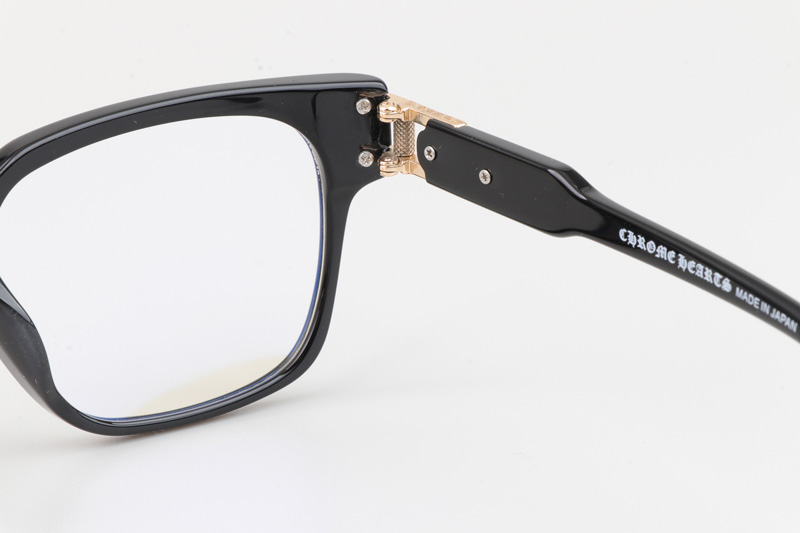 Bulge Eyeglasses Black Gold