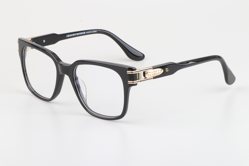 Bulge Eyeglasses Black Gold