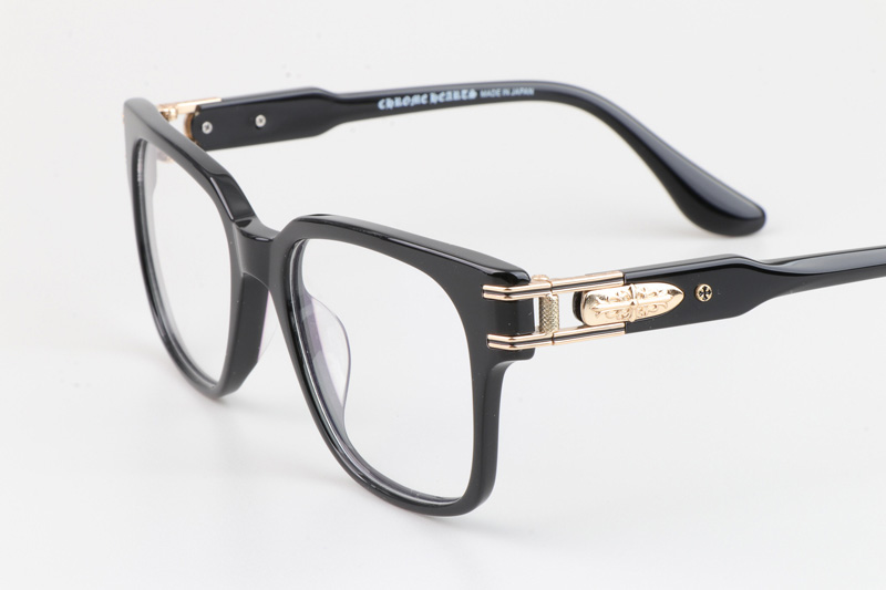 Bulge Eyeglasses Black Gold