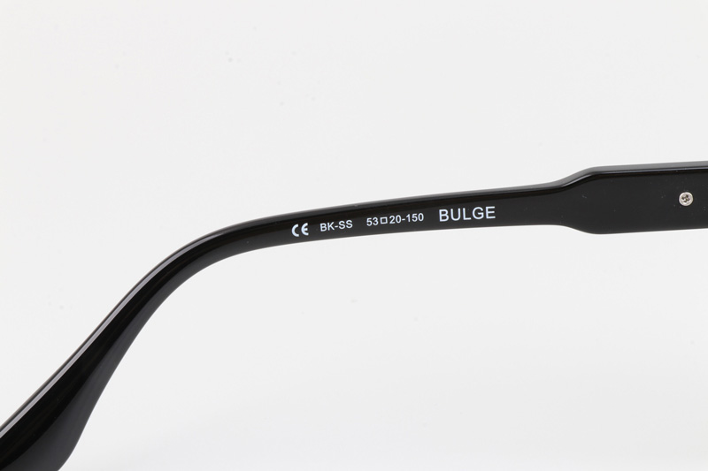 Bulge Eyeglasses Black Gold