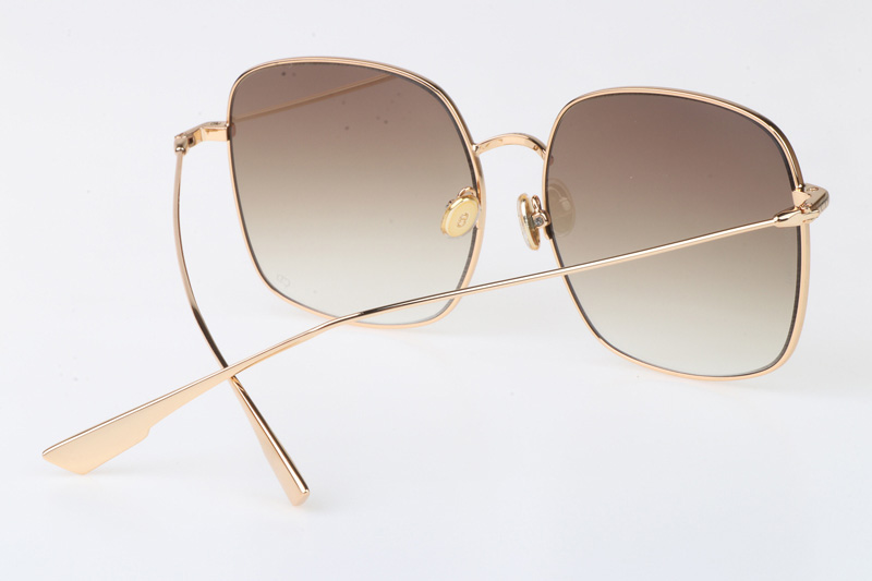 CD Stellaire Sunglasses In Gold Brown