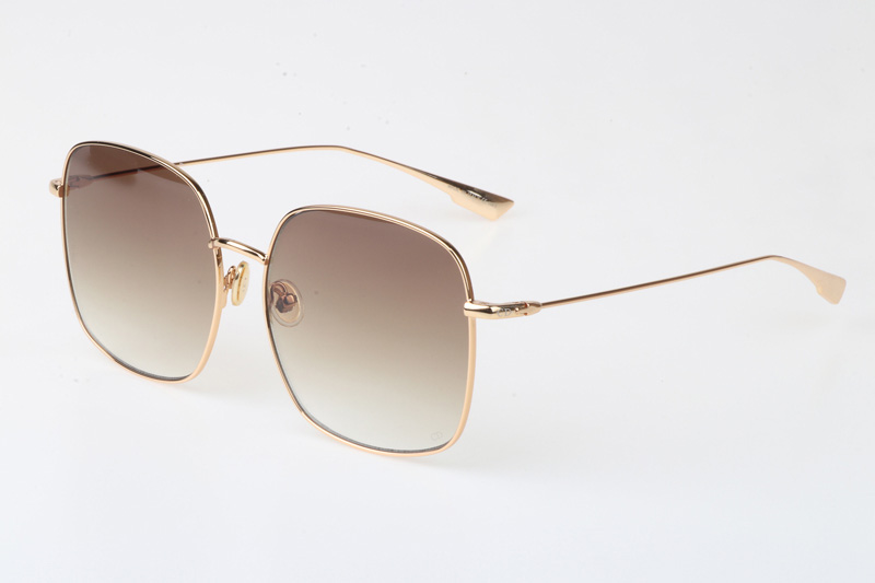 CD Stellaire Sunglasses In Gold Brown