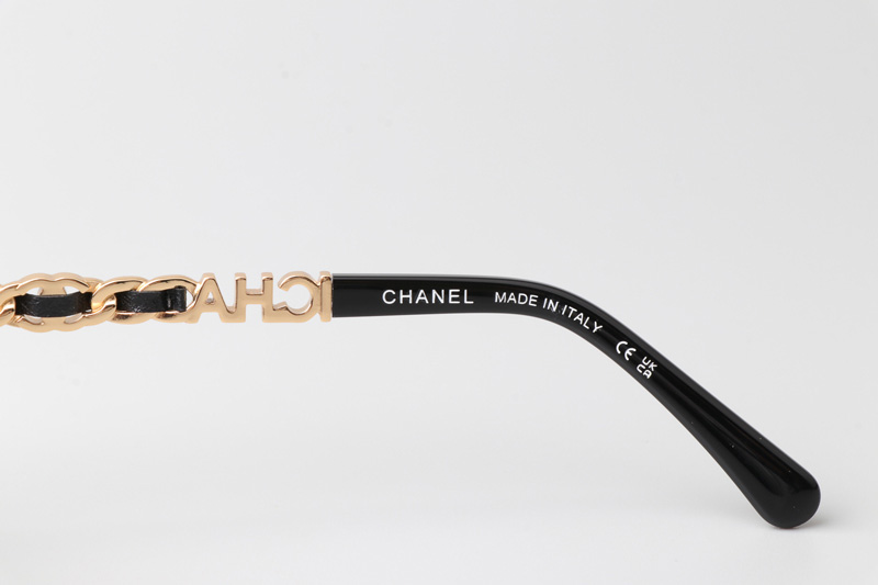 CH0539 Sunglasses Black Gold Gray