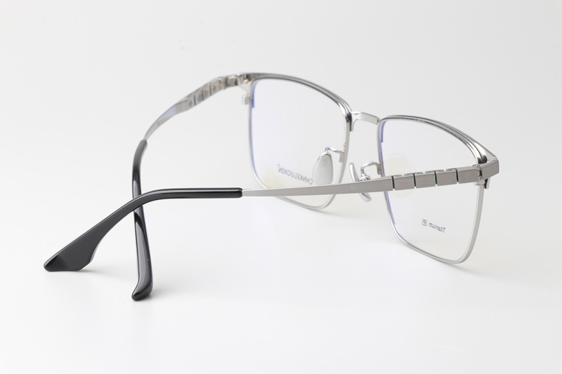 CH0658 Eyeglasses Black Silver