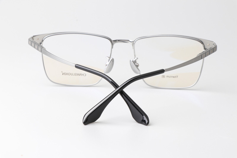 CH0658 Eyeglasses Black Silver