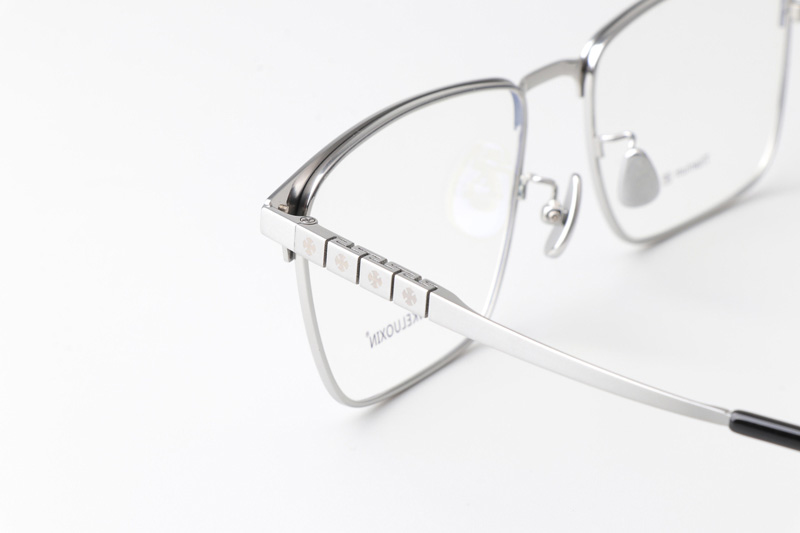 CH0658 Eyeglasses Black Silver