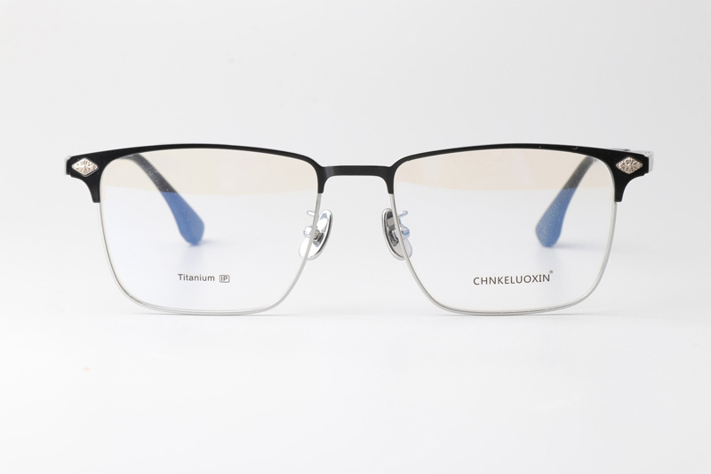 CH0658 Eyeglasses Black Silver