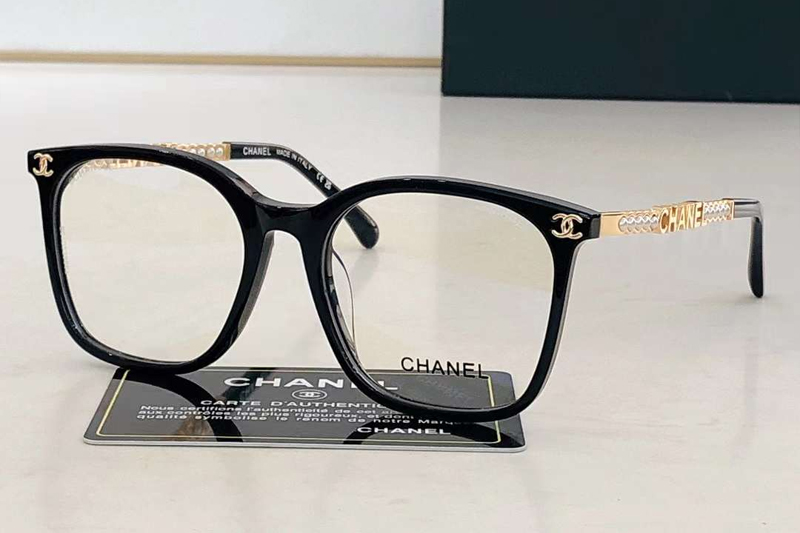 CH0787 Eyeglasses Black Gold