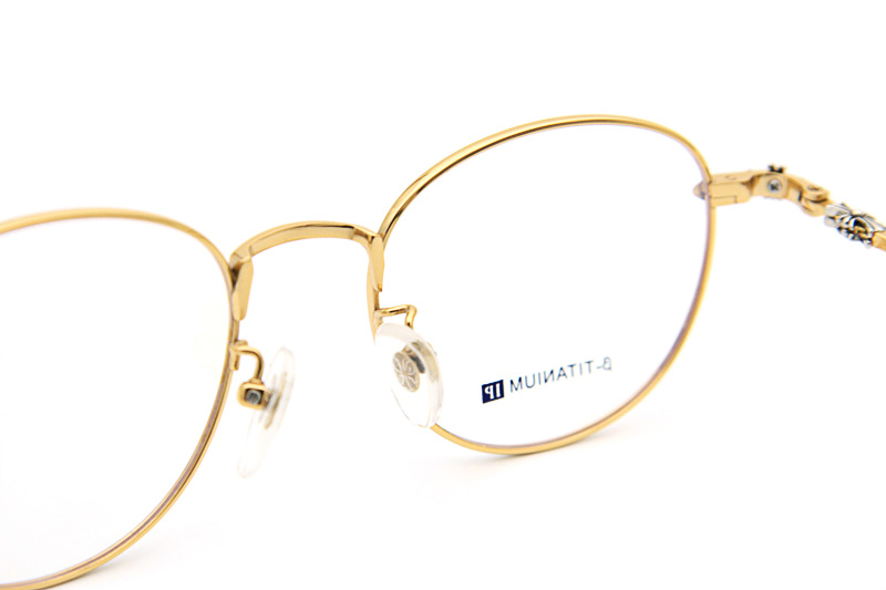 CH1905 Eyeglasses C02 Black Gold