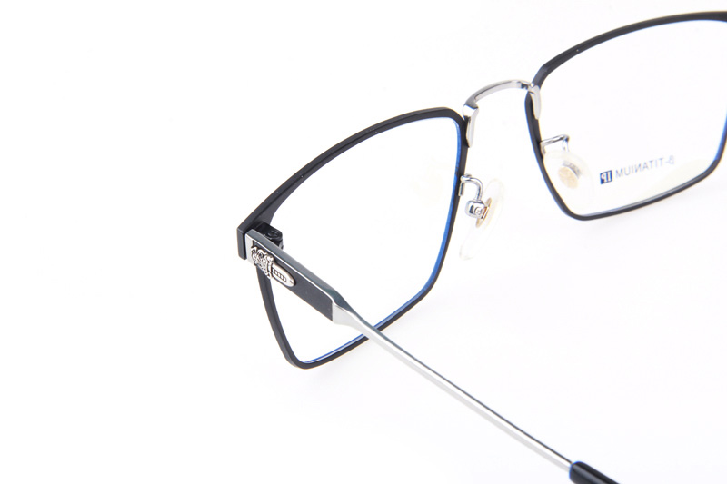 CH1912 Eyeglasses Black Silver