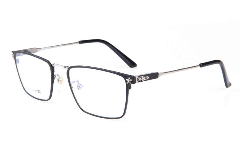 CH1912 Eyeglasses Black Silver