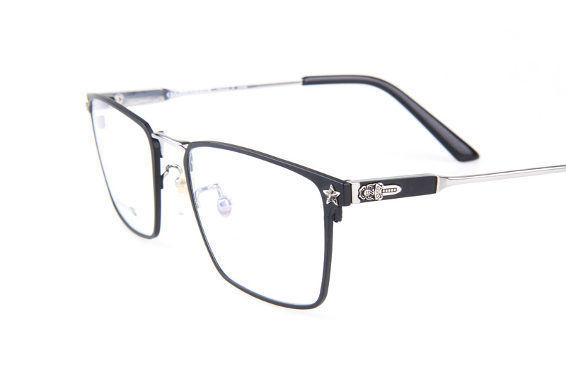 CH1912 Eyeglasses Black Silver